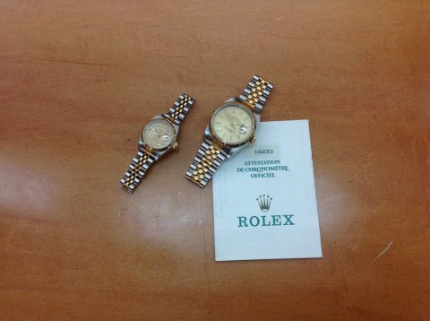 ロレックスのメンズ時計とレディース時計を買取り致しました✩サムネイル
