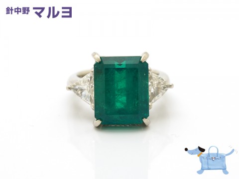 エメラルドダイヤリングを買取り致しました☆サムネイル