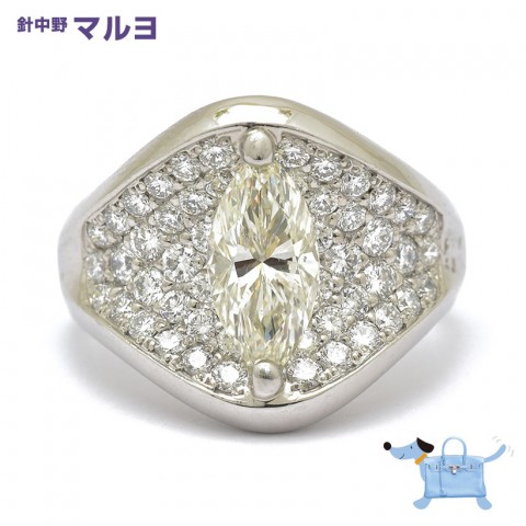 マーキスダイヤモンドのデザインリングを高価買取いたしました。