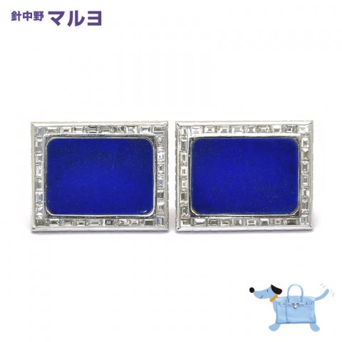 ラピスラズリのデザインカフスを高価買取いたしました。サムネイル
