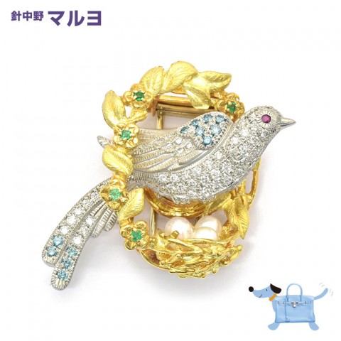 梶光夫のデザインブローチを高価買取致しました。サムネイル